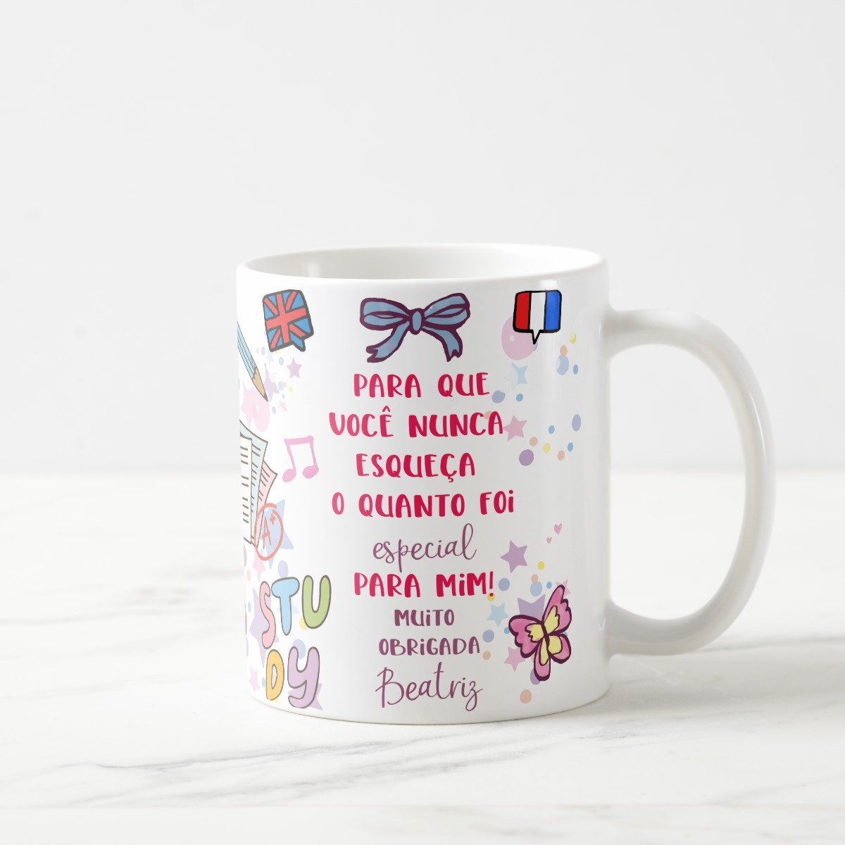 Caneca Presente Dia dos Professores Professora de Inglês