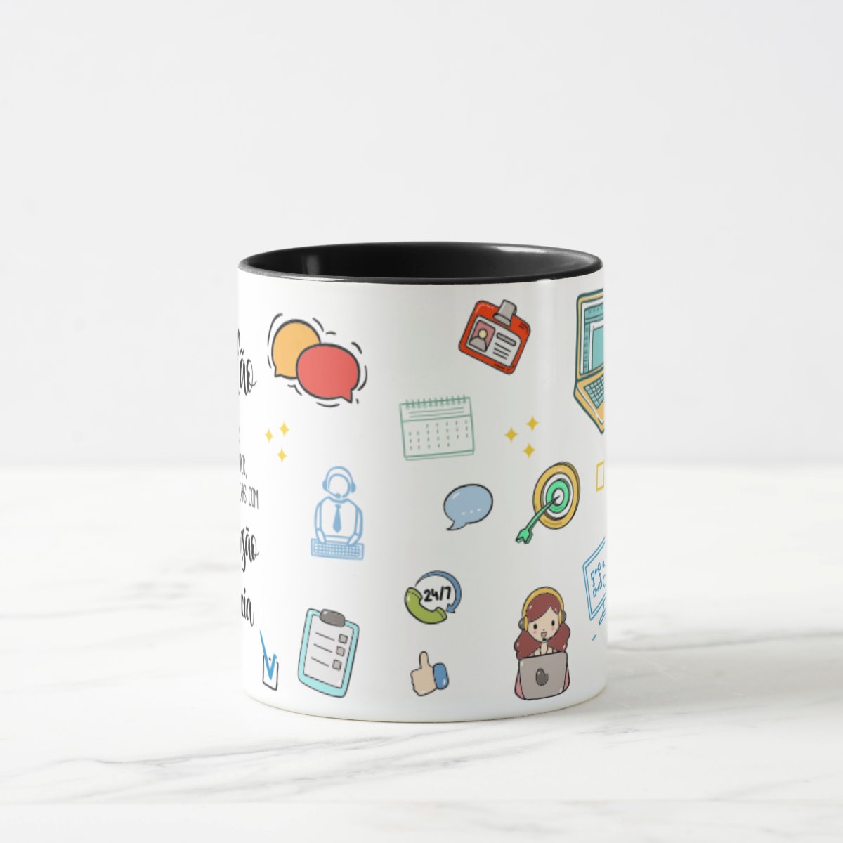 Caneca Profissão Homenagem Empresa Suporte e Atendimento
