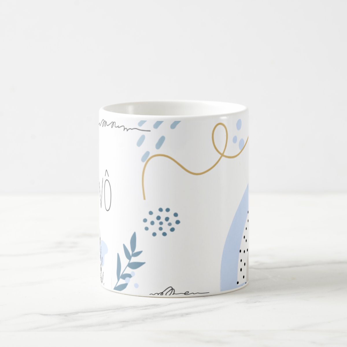 Caneca Masculina Minimalista Presente Especial Vovô Avô