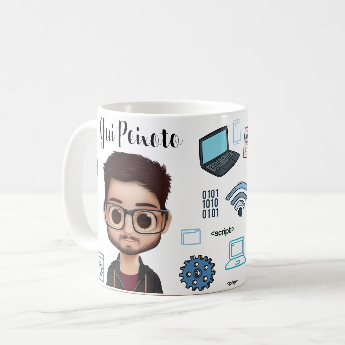 Caneca Personalizada Tecnologia Presente Criativo Equipe Ti