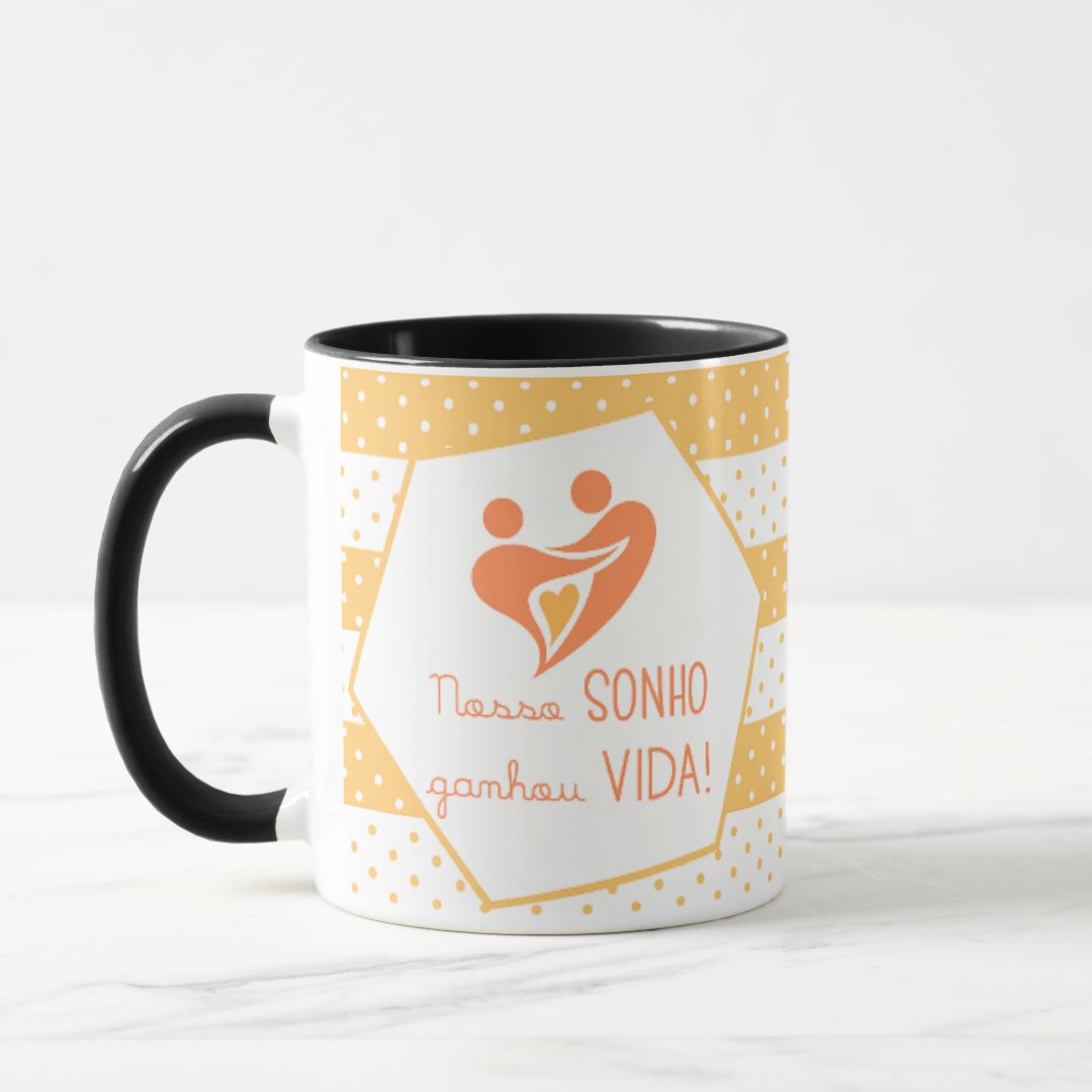 Caneca Especial para Papais Nosso Sonho Ganhou Vida - Família (Pai)