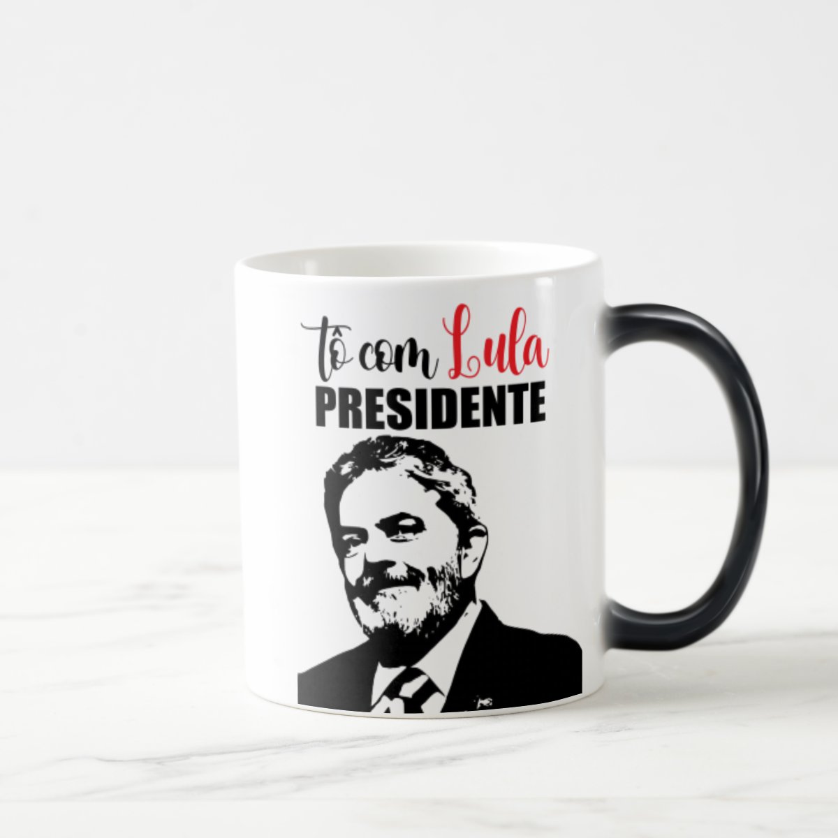 Caneca Mágica Pt Lula Presidente Eleições 2022 - Tô Com Lula - Outros (lula)