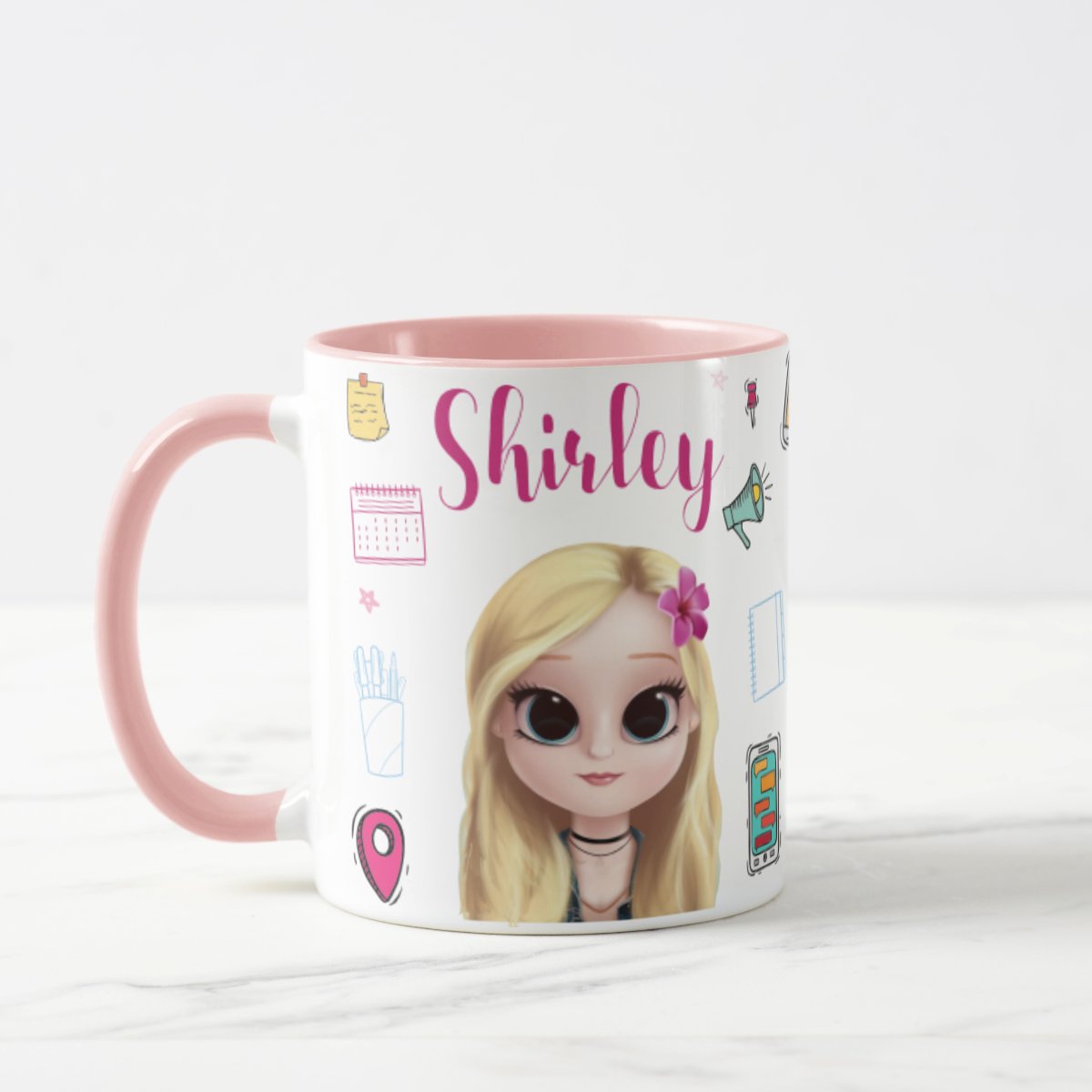 Caneca Personalizada Secretaria Executiva com Nome e Avatar