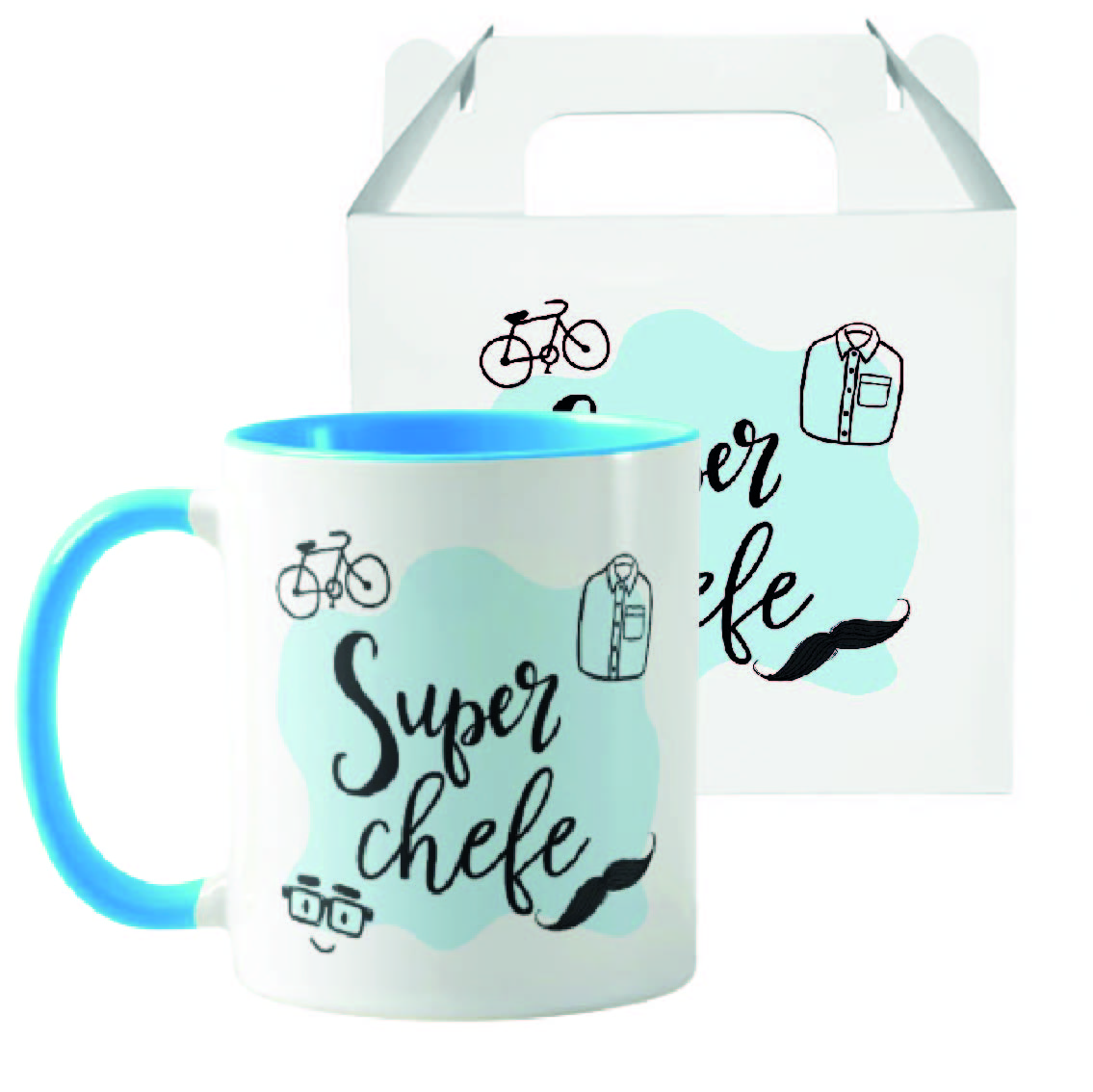 Caneca Especial Personalizada para Presentear Super Chefe - Profissões (Cozinheiro(a))
