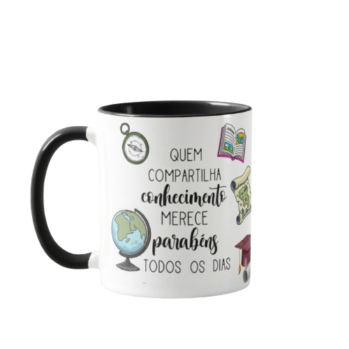 Caneca Presente Dia Dos Professores Professor De Geografia - Dia dos Professores (Professor(a))