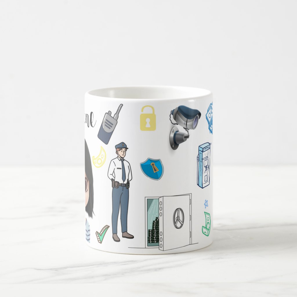 Caneca Personalizada Profissão Segurança Vigilante Presente