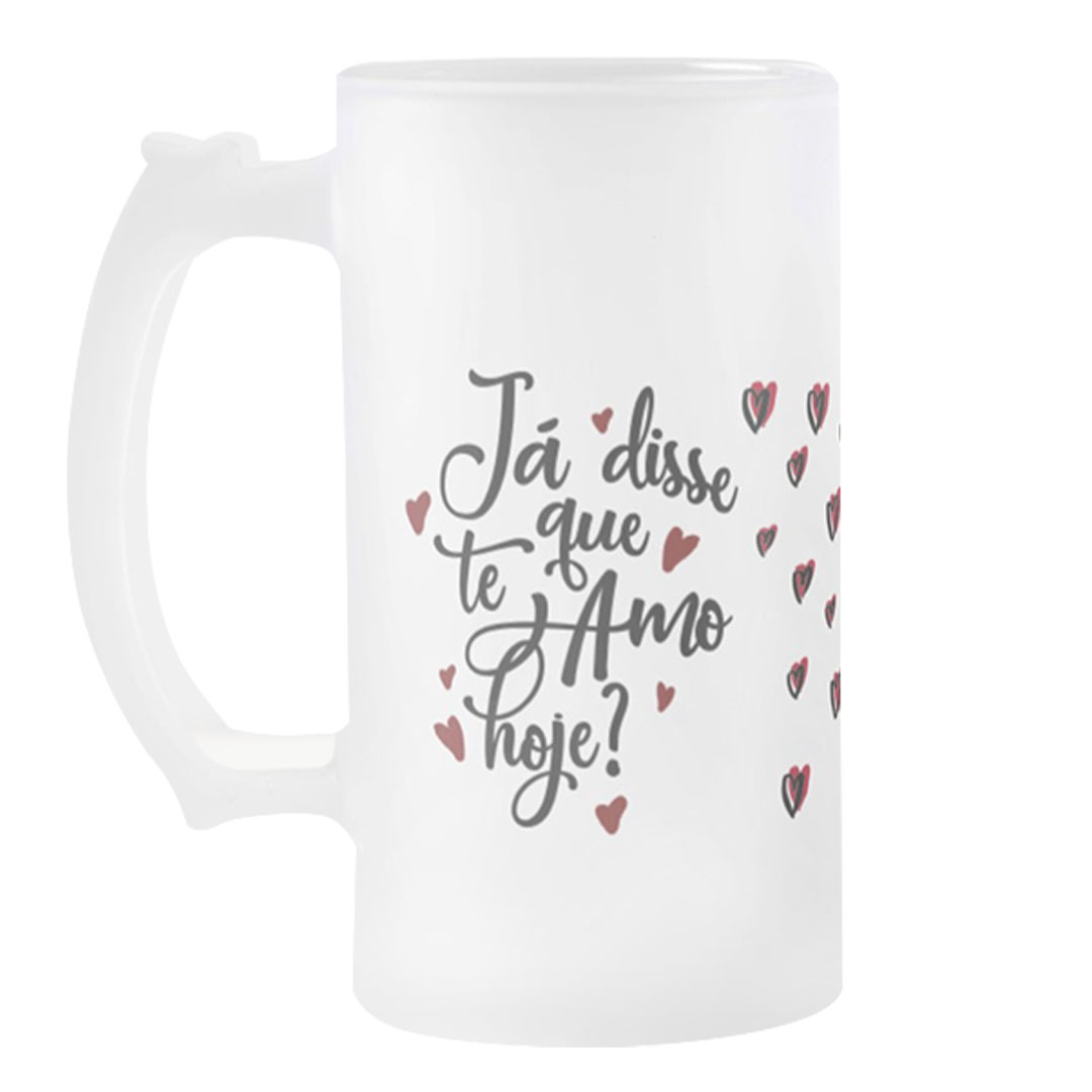 Copo de Cerveja Personalizado com Frase de Dia dos Namorados - Outros (Casal)