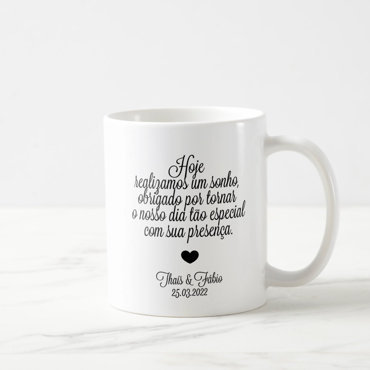 Caneca Casamento Presente Avô da Noiva Lembrança Familia
