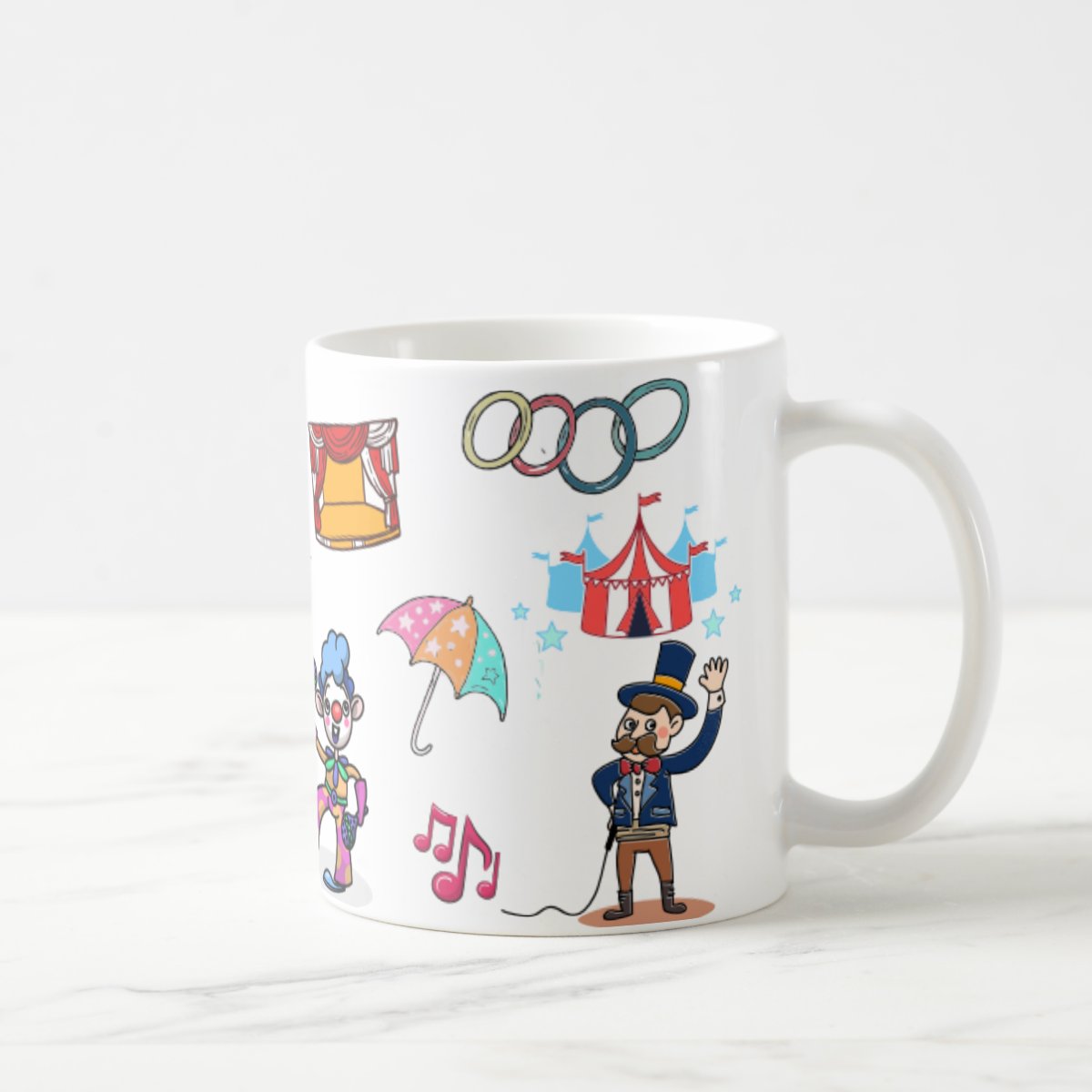 Caneca Presente Dia Dos Professores Circense Circo