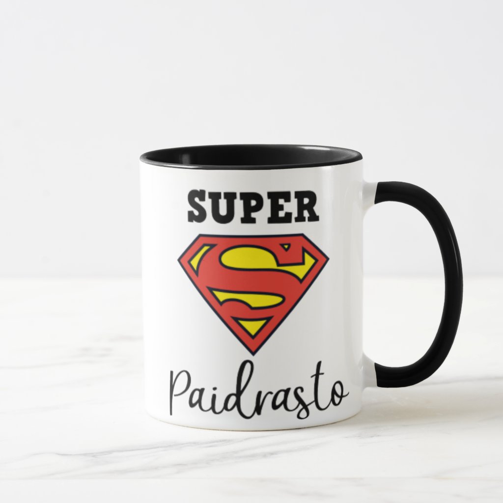 Caneca Super Paidrasto Presente Criativo Para Dia Dos Pais