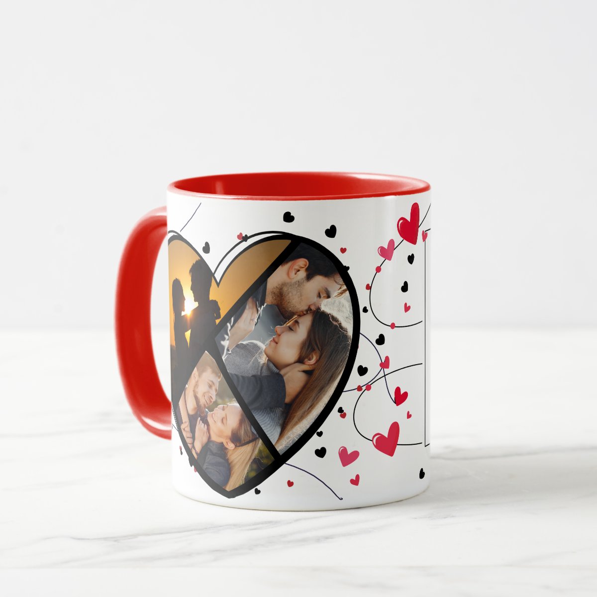 Caneca Personalizada Com Foto Para Casal - Dia Dos Namorados