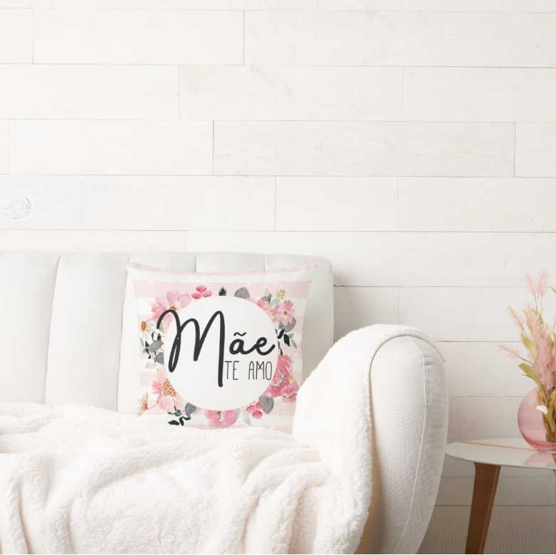 Kit Caneca e Almofada Personalizas para Dia das Mães