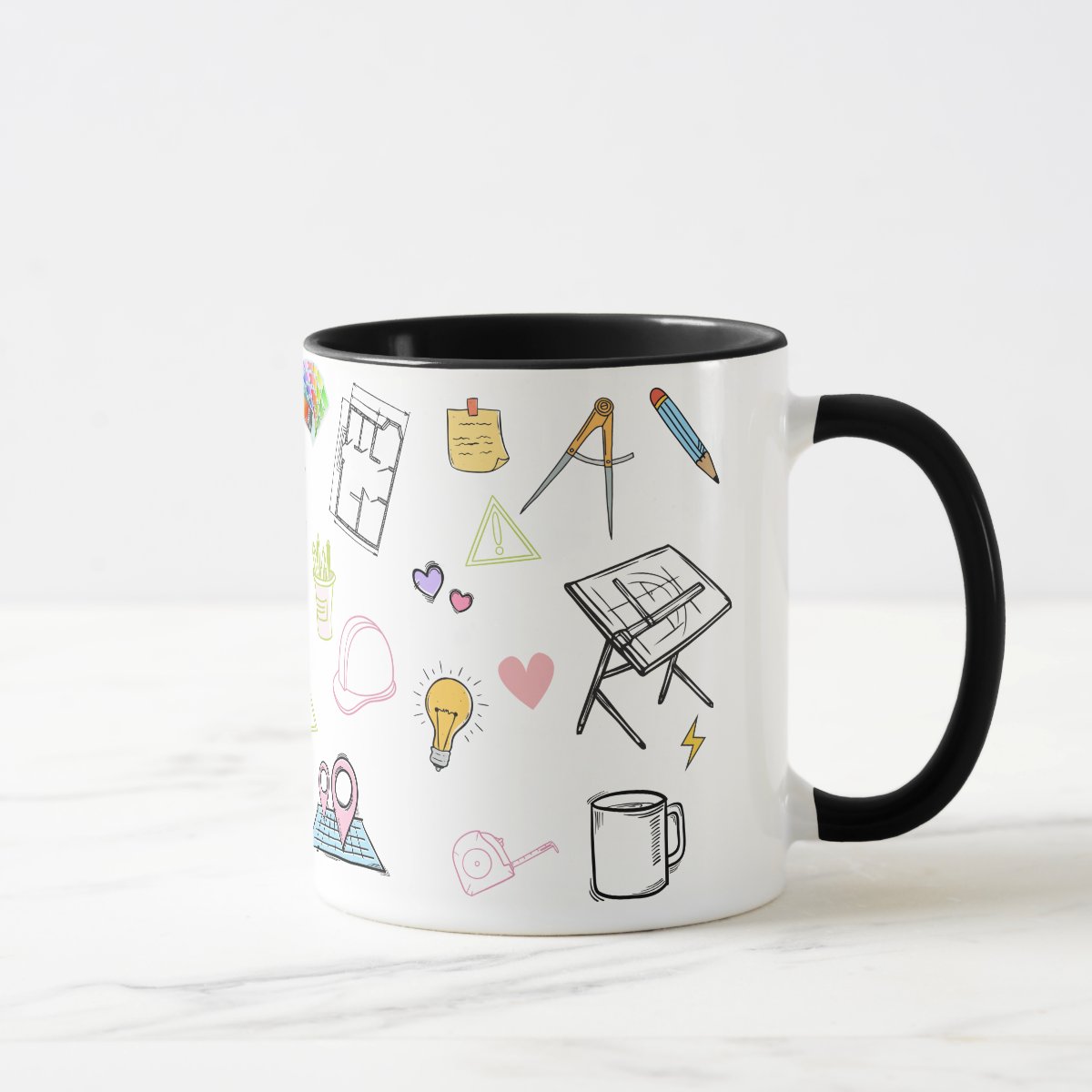 Caneca para Arquitetos Presente Profissão Original Criativo