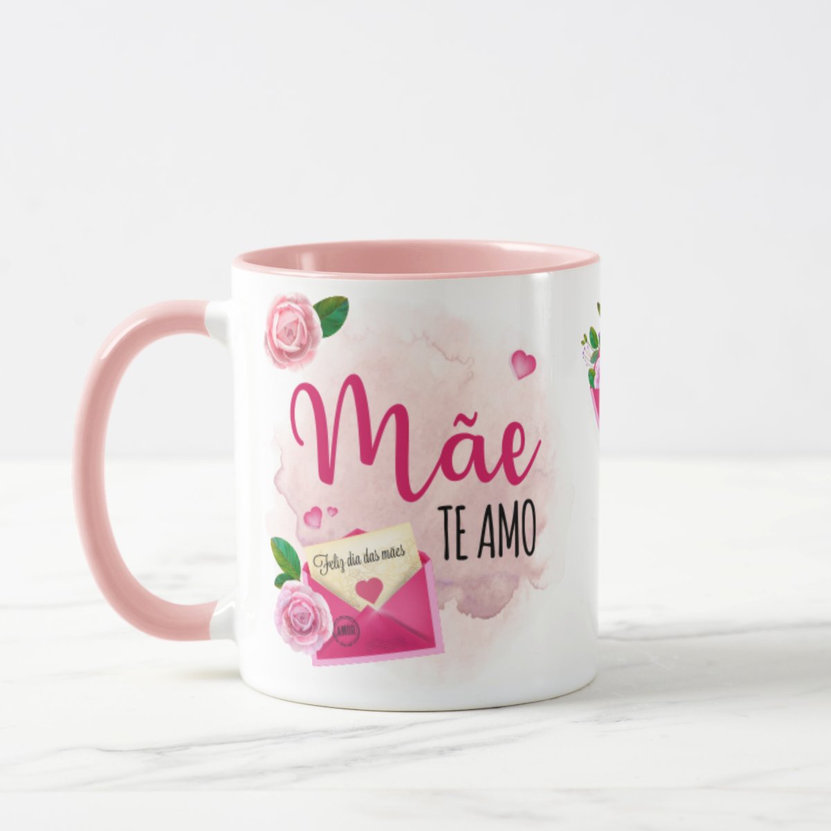 Almofada Personalizada com Nome 40x40cm Dia das Mães Presente para Mãe Decorativa 🌷