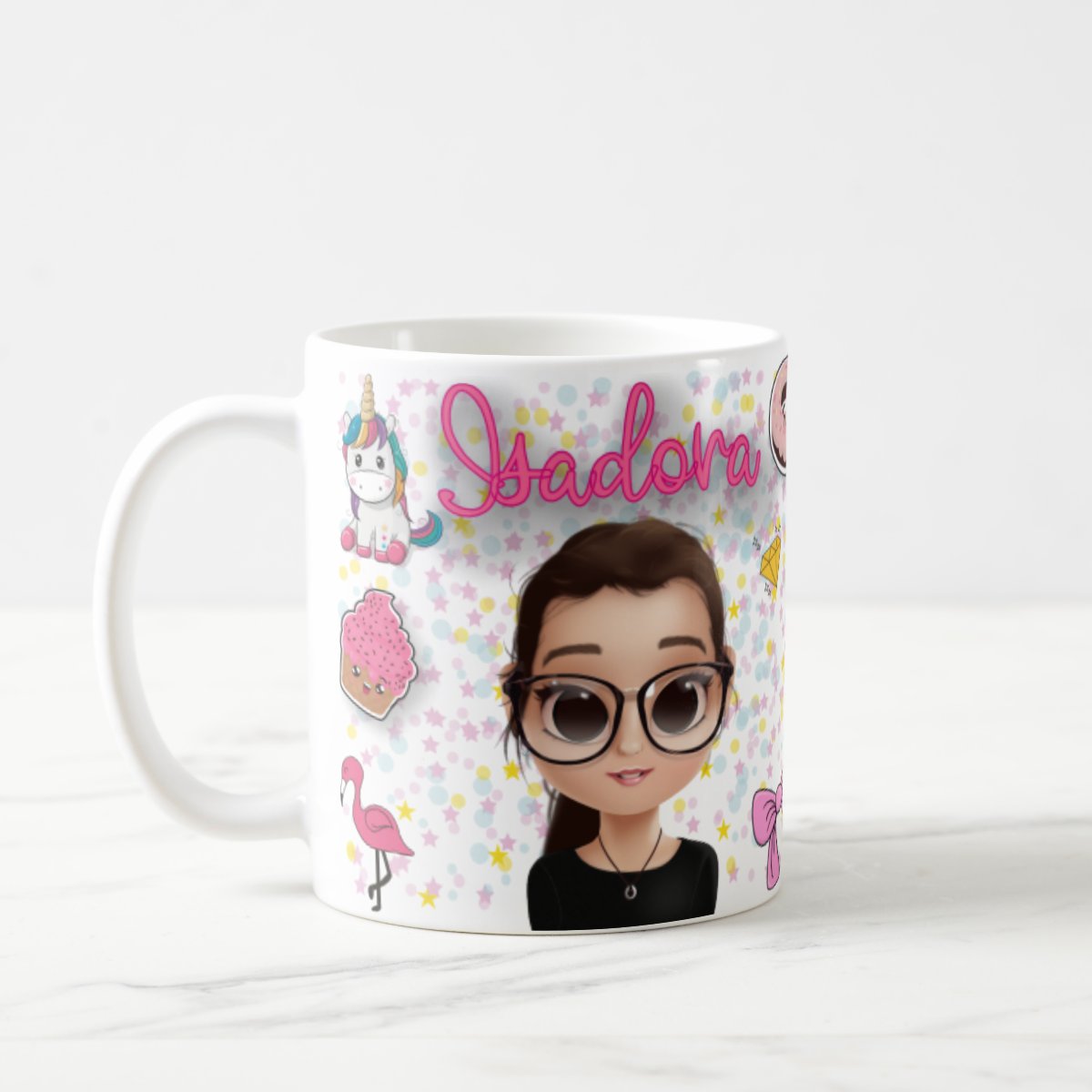 Caneca Infantil Unicórnio de Presente Criativo Menina Avatar - Hobbies (Unicôrnio)