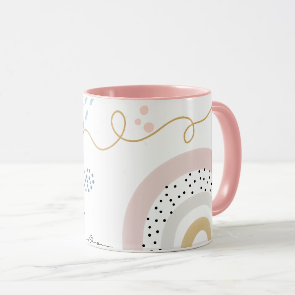 Caneca Cerâmica Lembrança Mamães Rosa-claro Mulheres Família Dia Das Mães Tia