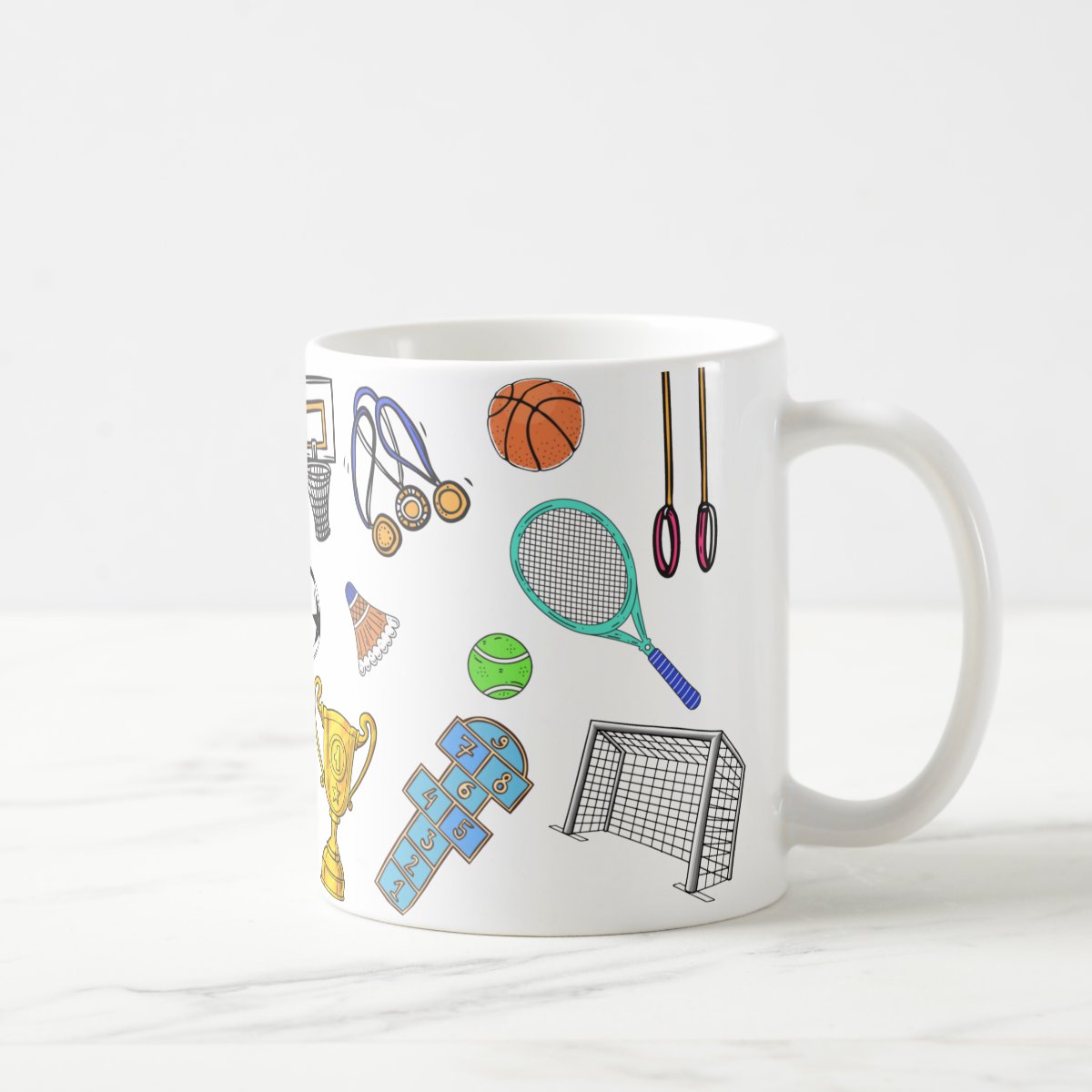 Caneca Personalizada Educação Física Presente Criativo Professor