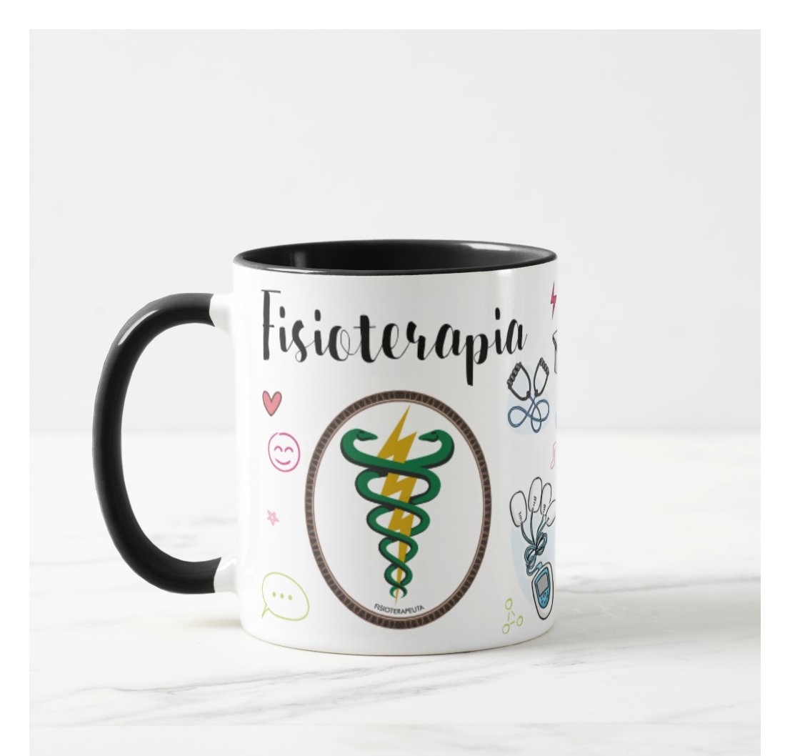 Caneca Fisioterapia Presente Criativo Fisioterapeuta - Profissões (Fisioterapeuta)