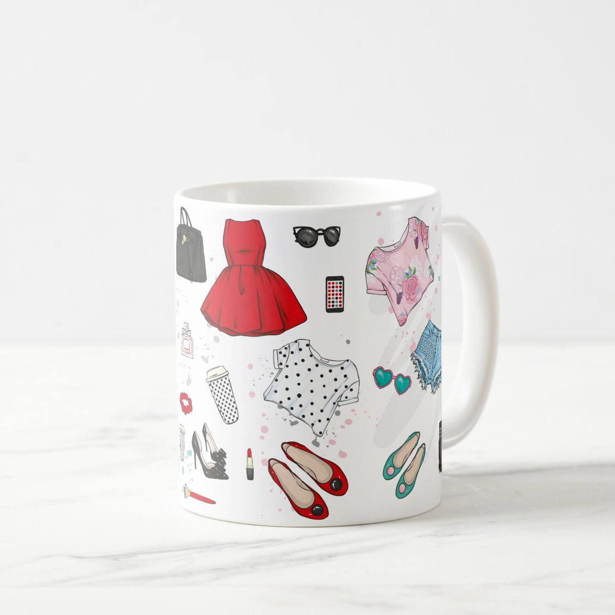Caneca Personalizada Presente Criativo Mulher Estilosa Moda