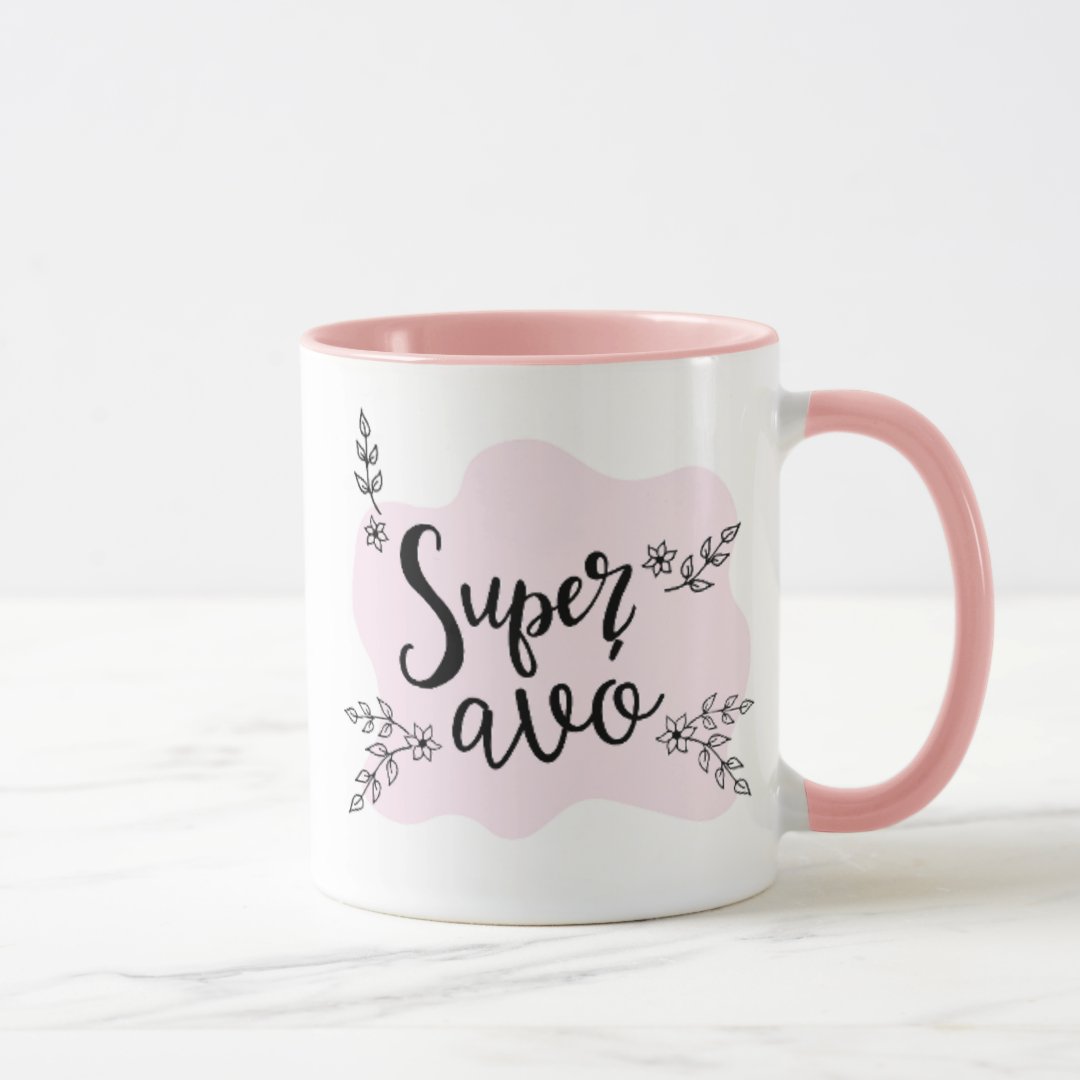 Caneca Feminina Presente Criativo Dia dos Avós Super Avó