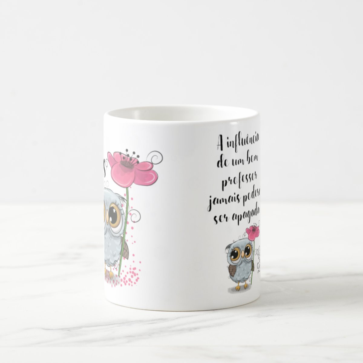 Caneca Personalizada Agradecimento Professora com Nome Aluno