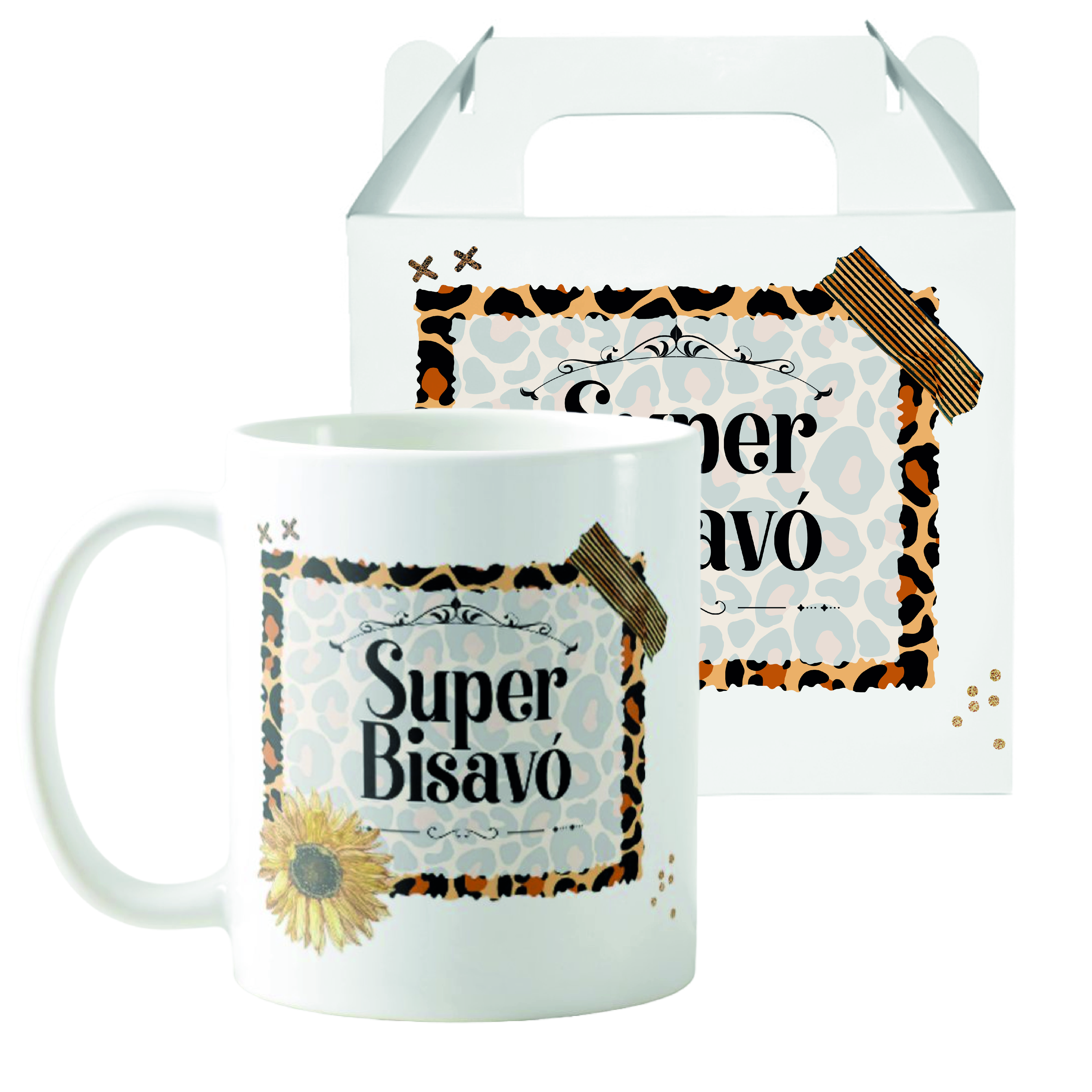 Caneca Personalizada para Super Bisavó Presente Natal Bisa - Família (Avó/Avô)