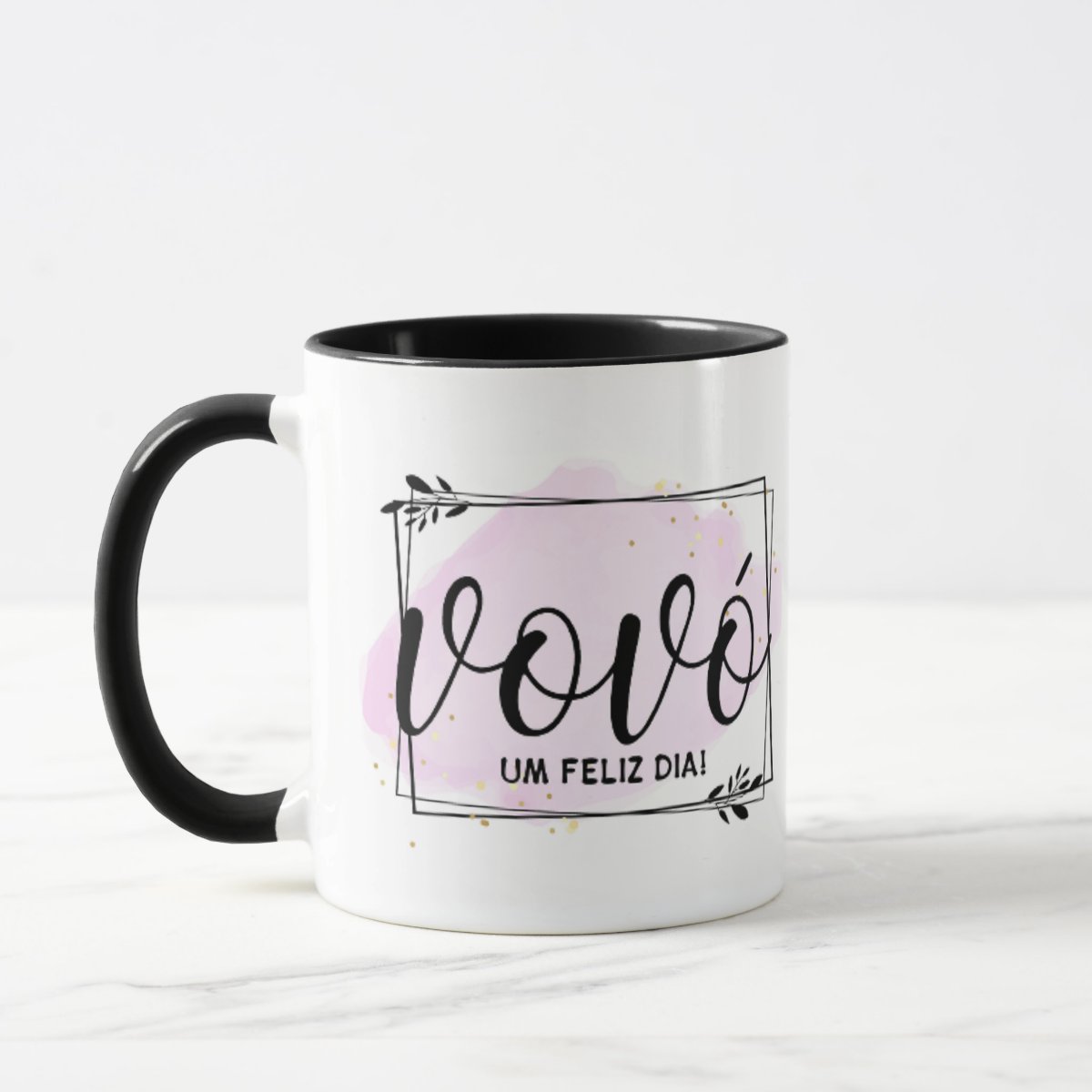 Kit Canecas Personalizadas Presente Feliz Dia Avós Vovó Vovô