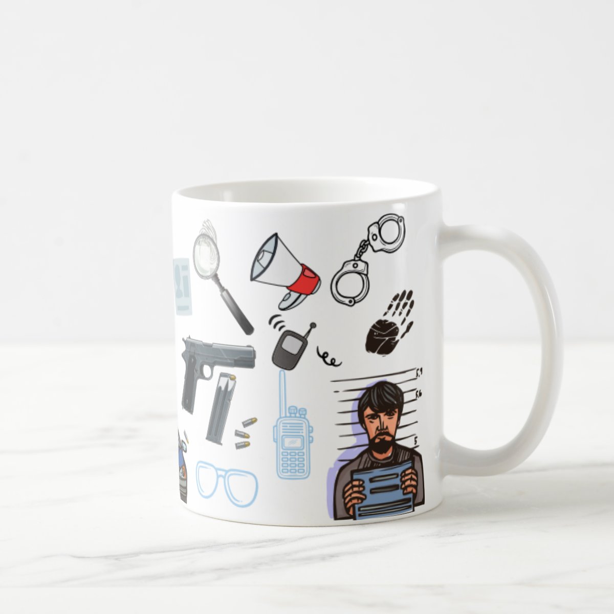 Caneca Profissão Presente Profissionais Polícia - Policial