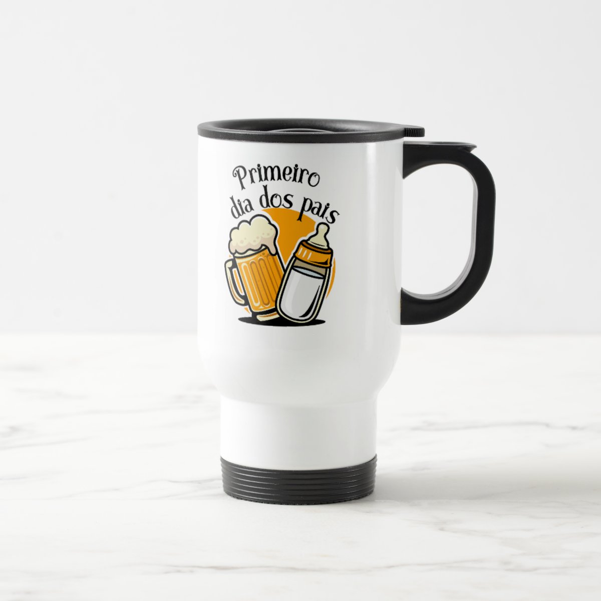 Copo Térmico Pai Cervejeiro Presente Primeiro Dia Dos Pais