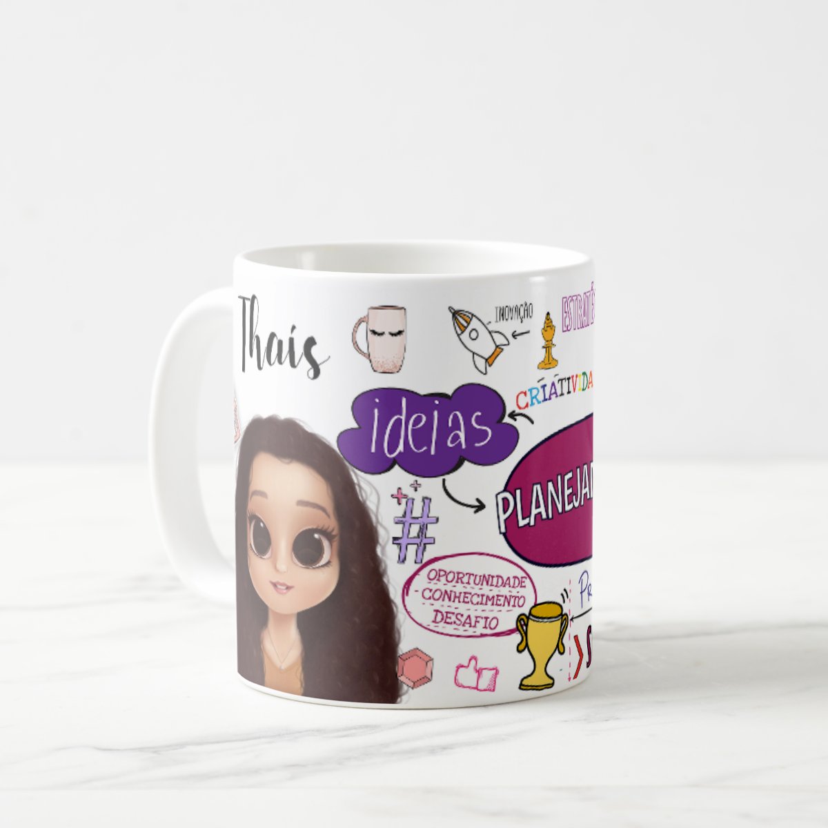 Caneca Personalizada Empreendedorismo Feminino Empreendedora
