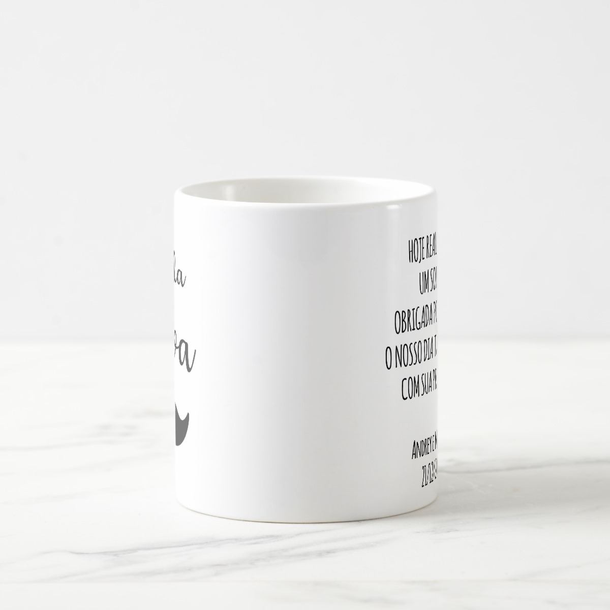 Caneca Personalizada Criativa Pai da Noiva Casamento Bigode