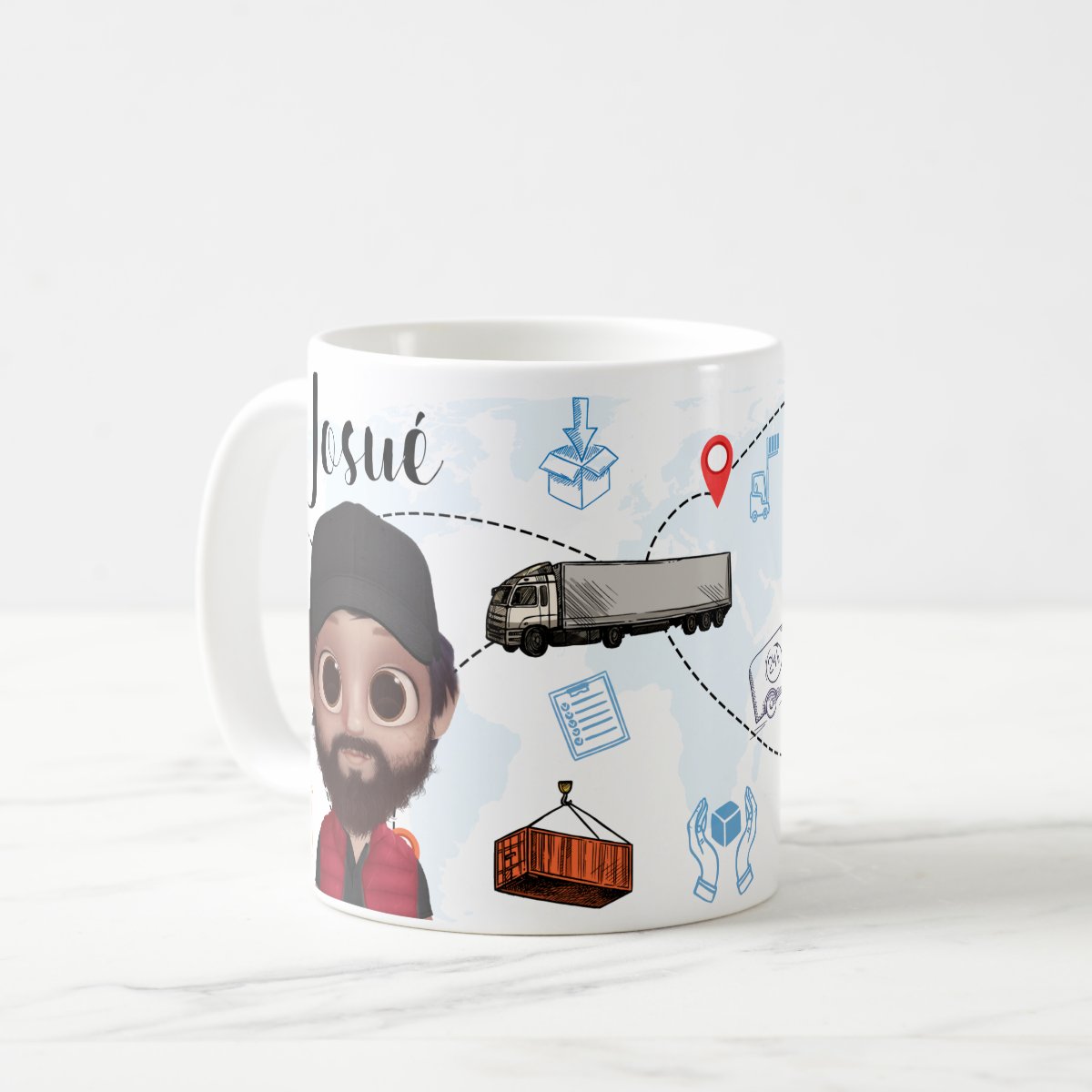 Caneca Presente Personalizado Posto de Coleta Logística
