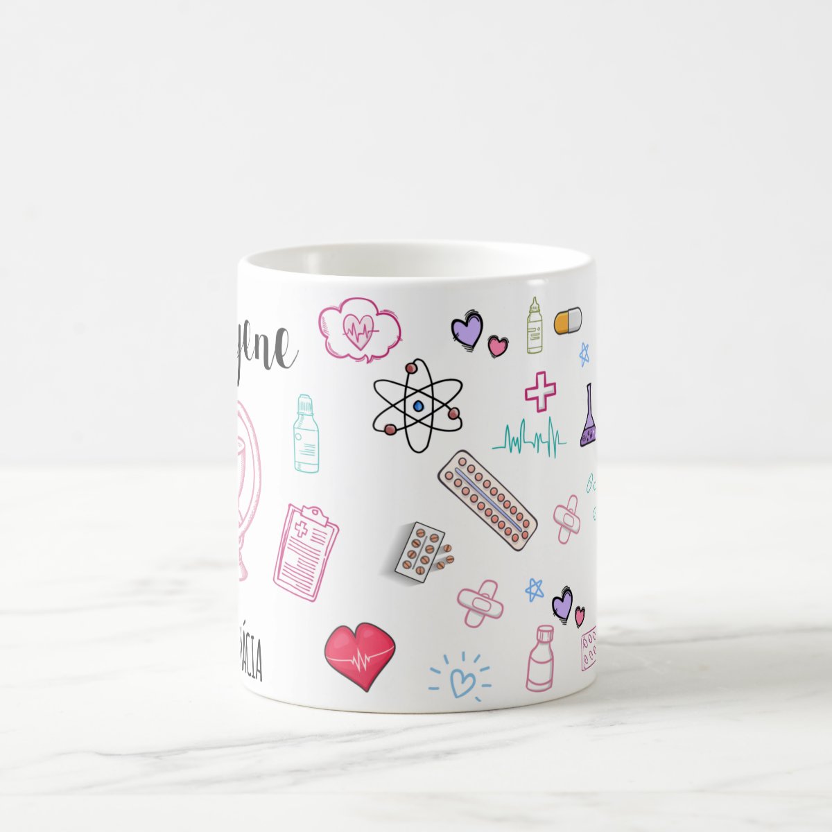 Caneca Personalizada Farmácia Profissão Farmacêutica