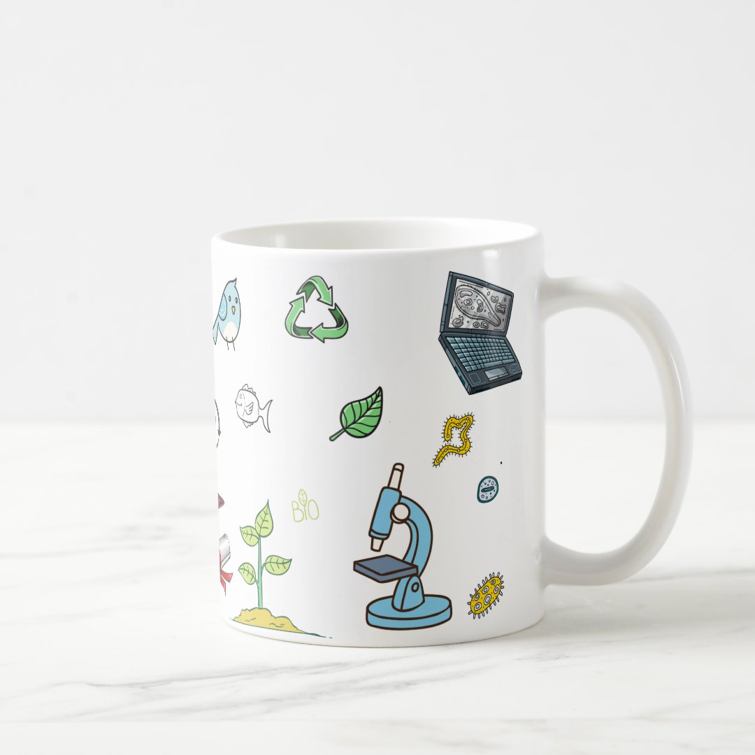 Caneca Personalizada para Professor de Biologia Biólogo