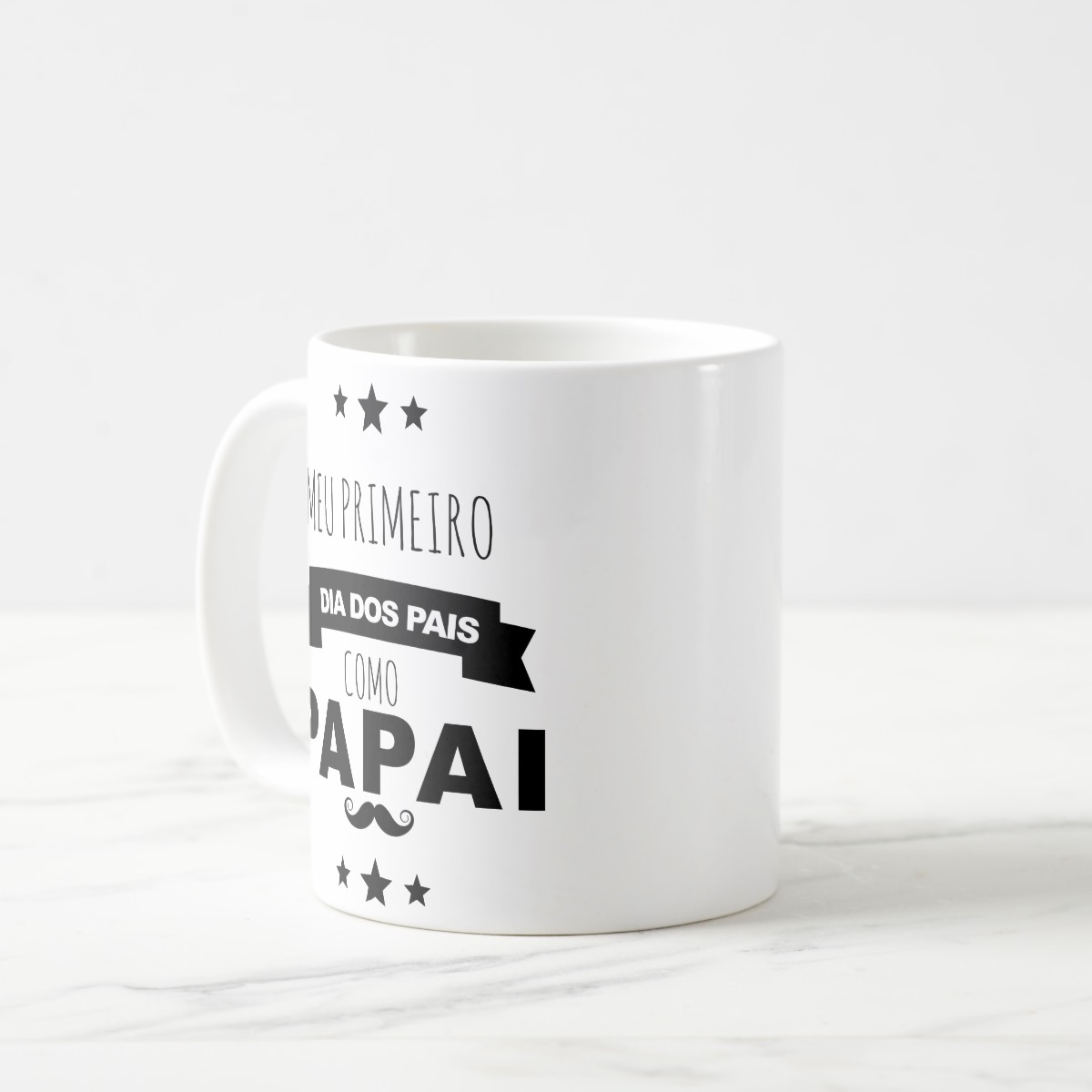 Caneca Presente Criativo de Primeiro Dia dos Pais Como Papai