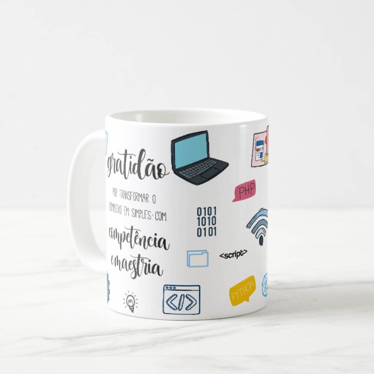 Caneca Tecnologi Presente Pronta Entrega Time Tecnologia Ti