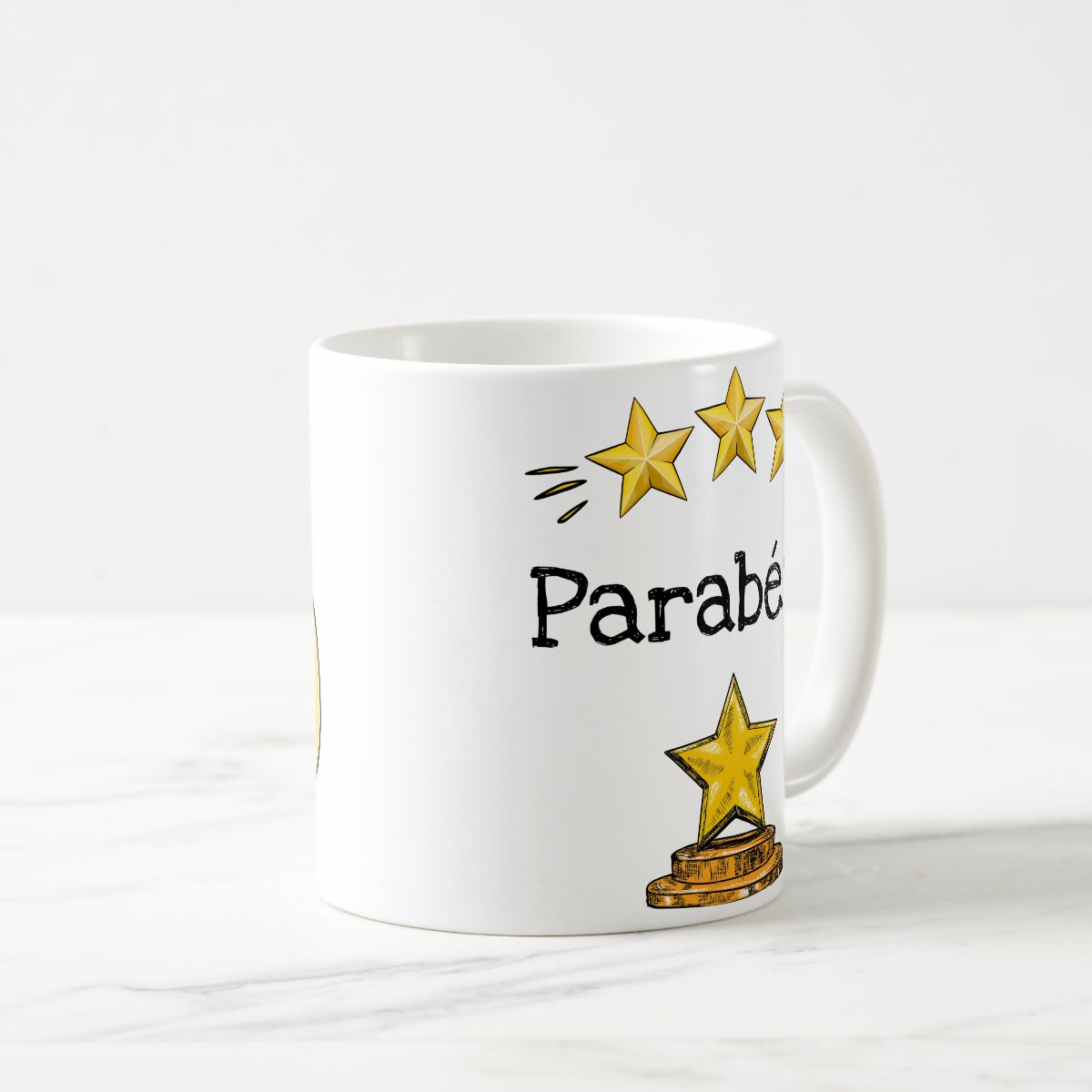 Caneca Personalizada de Presente para a 1° Campeã Parabéns