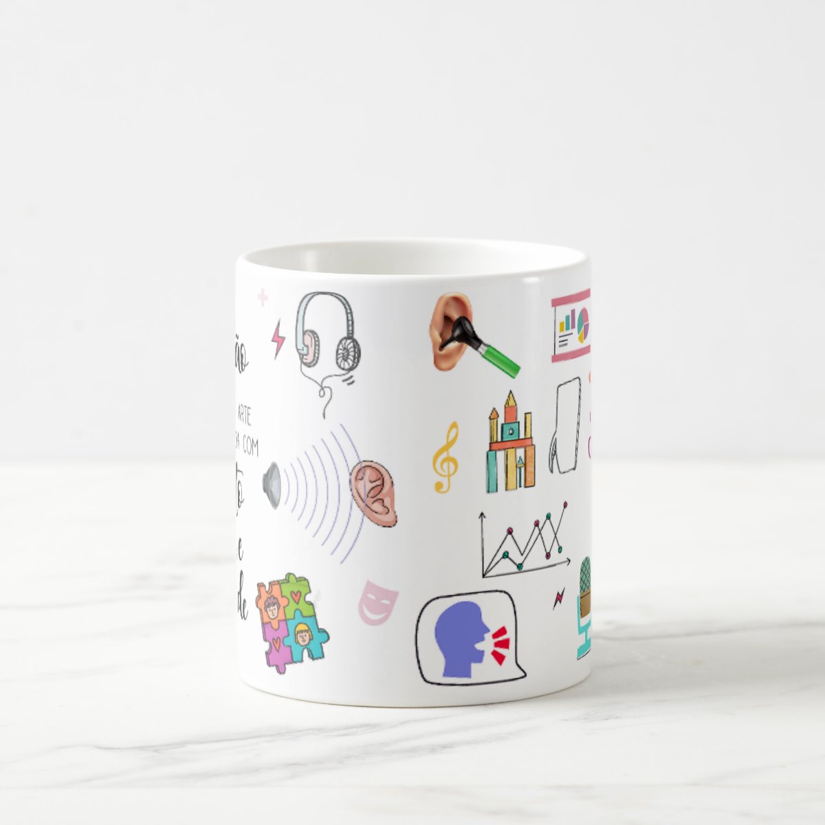 Caneca Personalizada Presente Especial Médica Fonoaudióloga