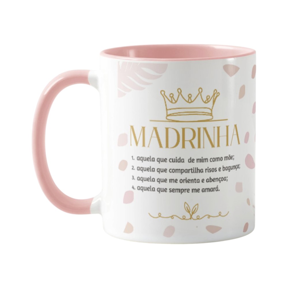 Caneca Personalizada Madrinha Presente Aniversário Batizado