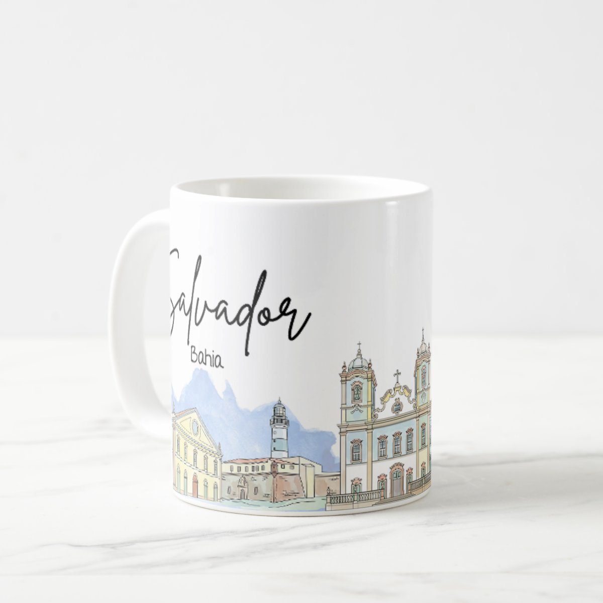 Caneca Cidade Salvador Lembrança Bahia
