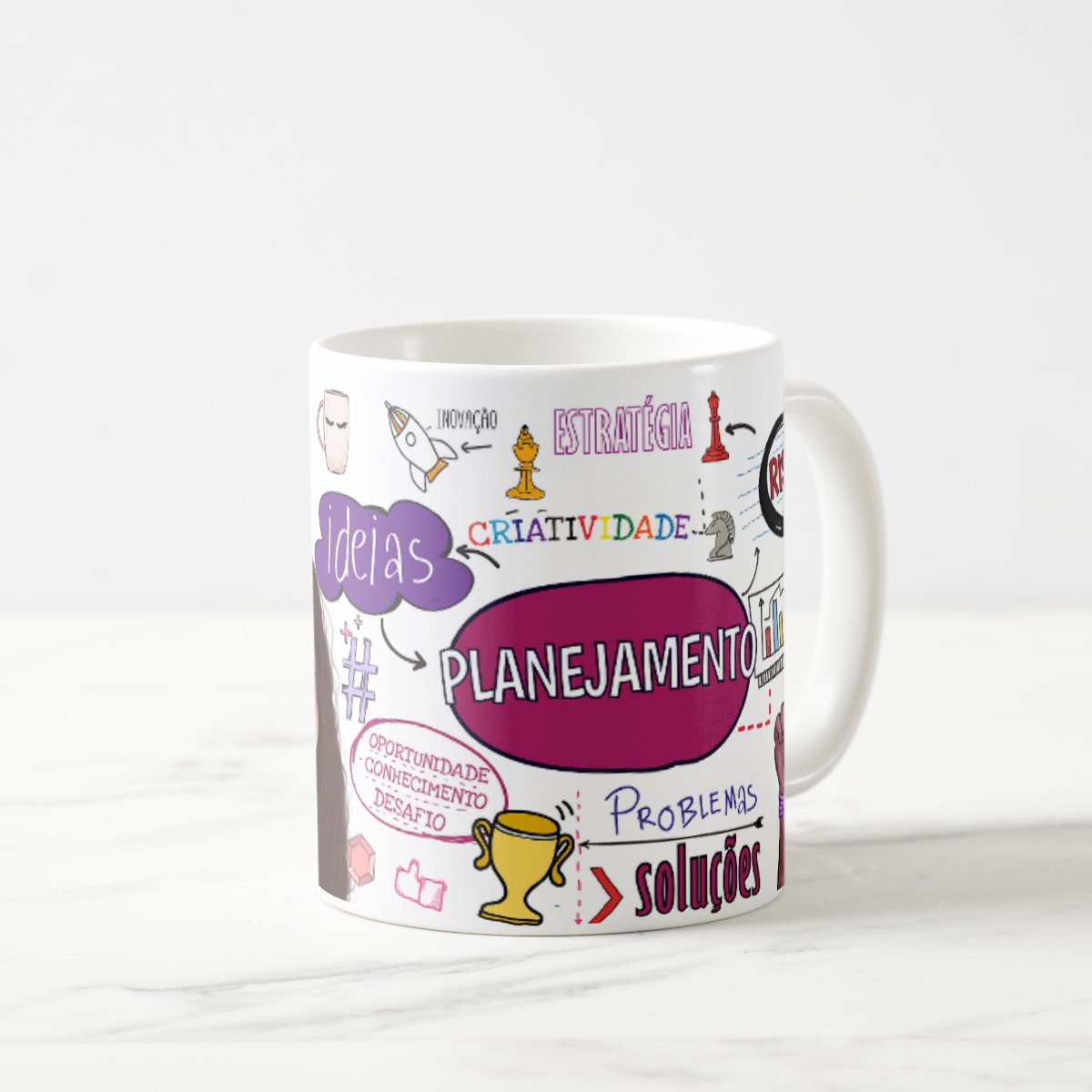 Caneca Personalizada Empreendedorismo Feminino Empreendedora