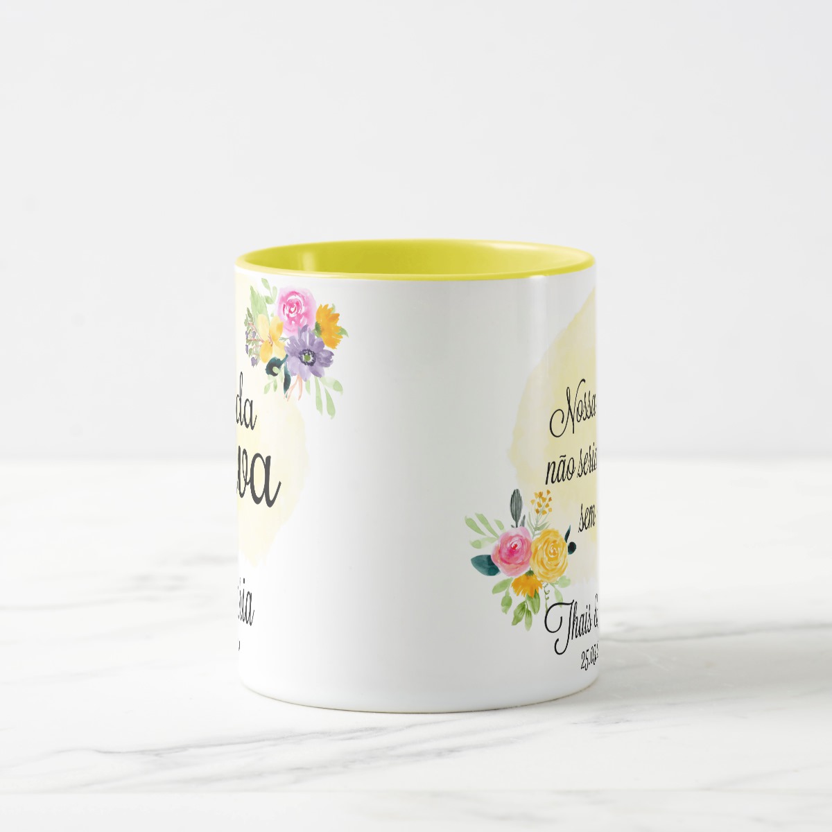 Caneca Casamento Presente Familia Lembrança Avó da Noiva