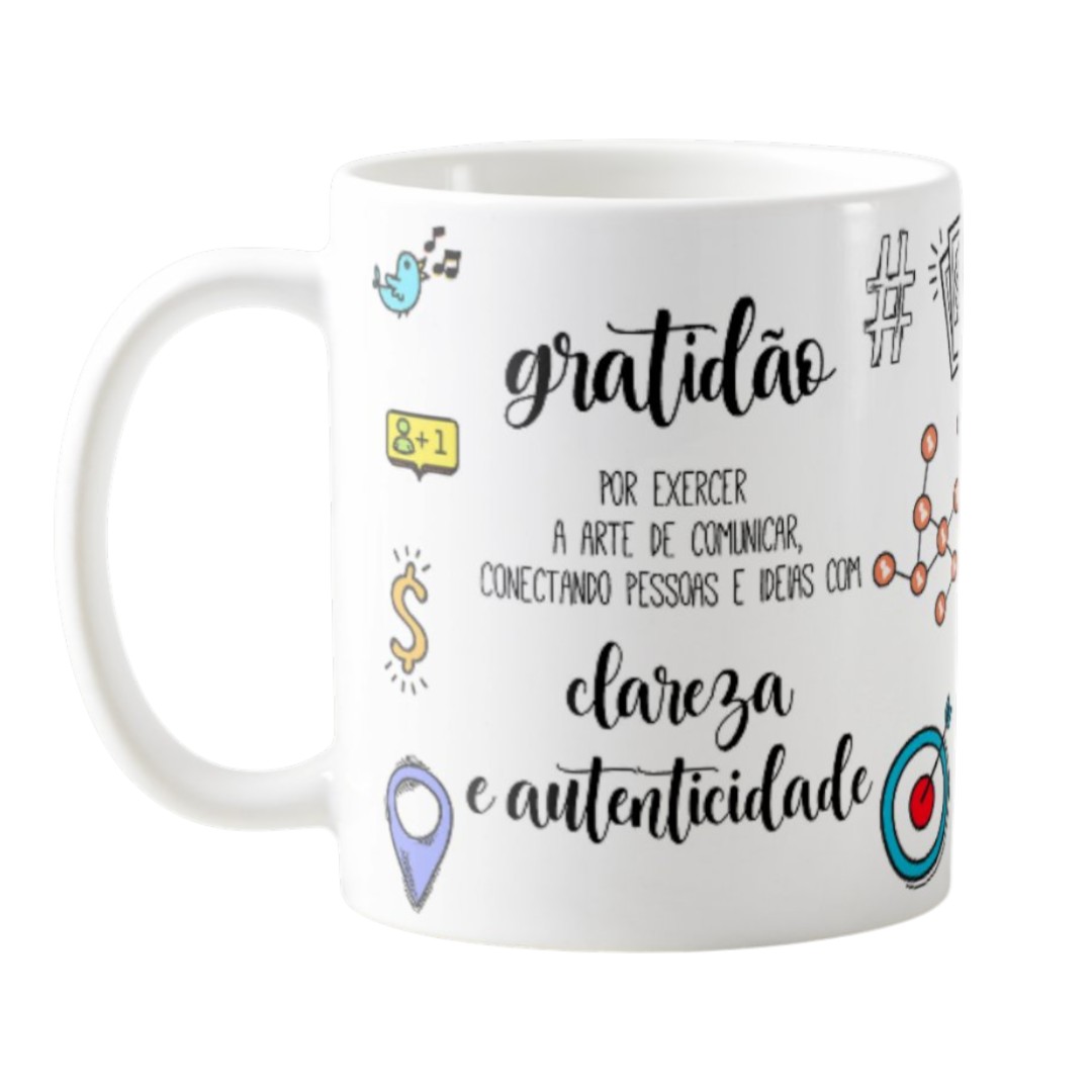 Caneca Profissão Presente Profissionais Equipe de Marketing