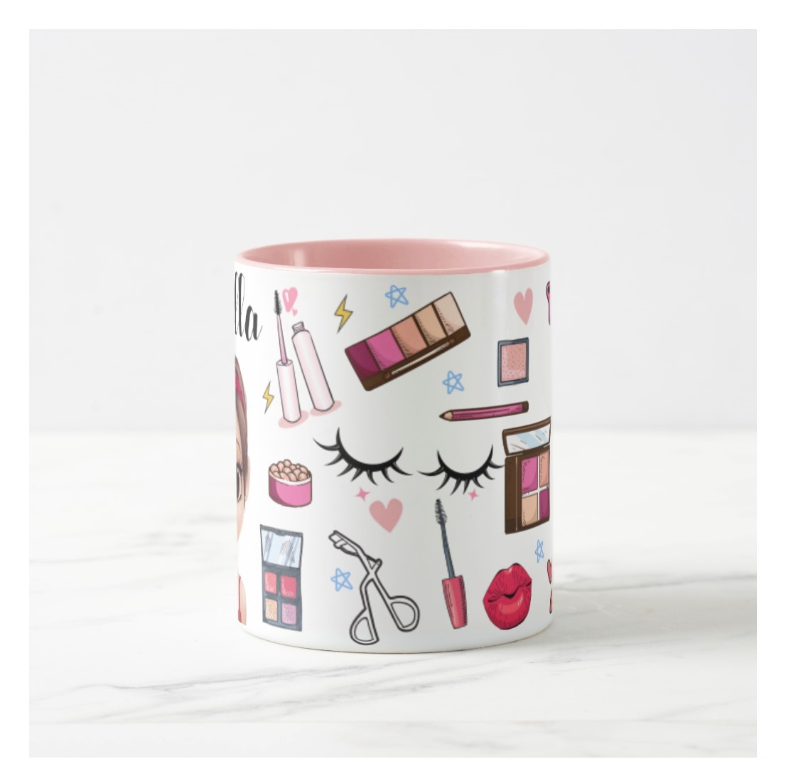 Caneca para Maquiadora Presente Criativo para Mulher Vaidosa