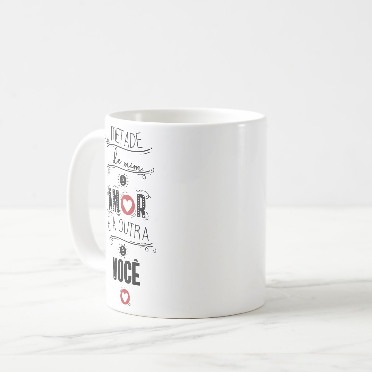 Caneca Personalizada de Presente de Dia dos Namorados Te Amo