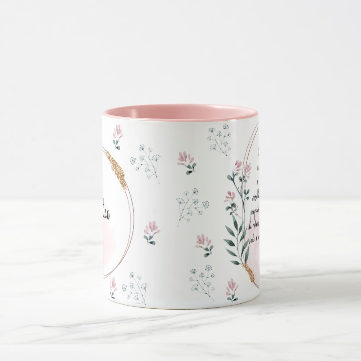 Caneca Feminina Delicada Presente Profissão Esteticista