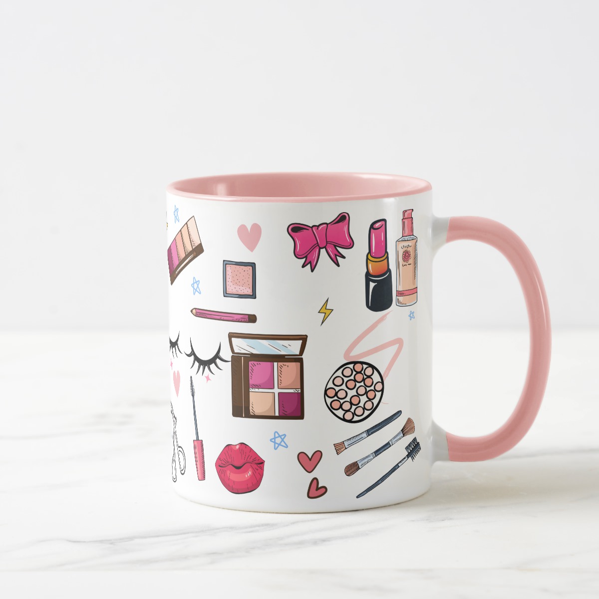 Caneca Personalizada Maquiadoras Maquilagem com o Nomes
