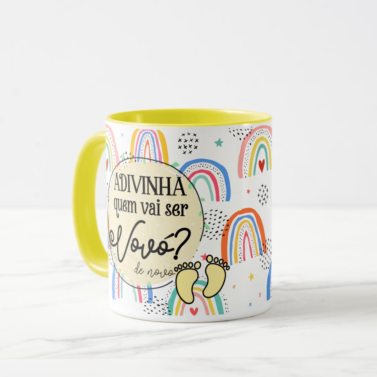 Caneca Presente Para Vovó Revelação De Gravidez
