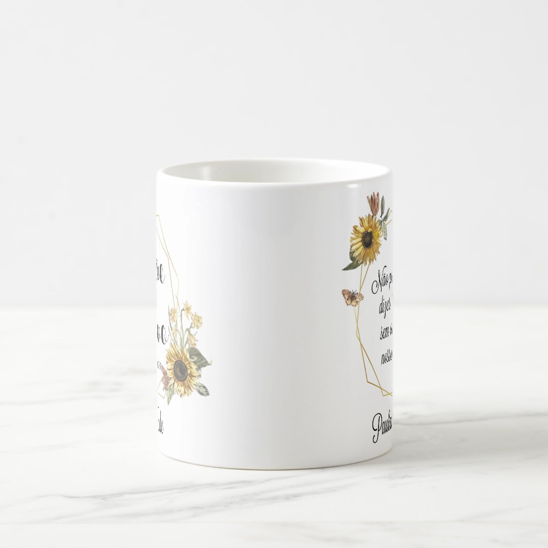 Caneca Casamento Mãe Presente Personalizada Com Nome
