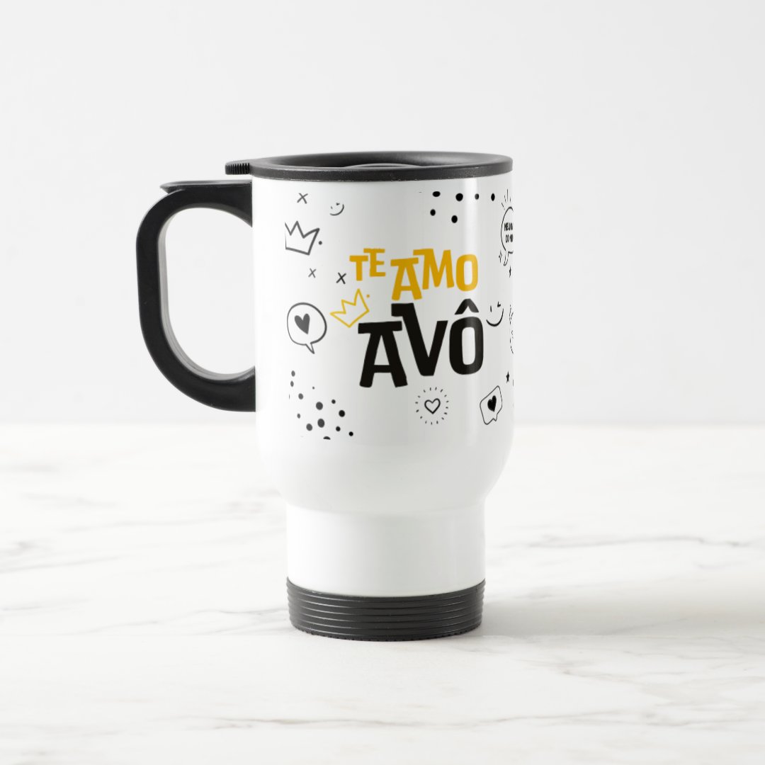 Copo Térmico Presente Especial Criativo Te Amo Vô Vovô